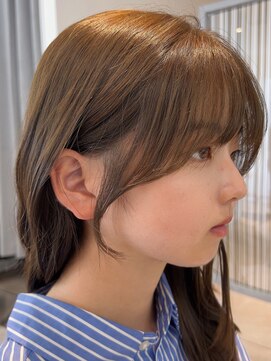 シティーバイローウェ 表参道(City/louwe) 透け感サイドバング/小顔見せ前髪