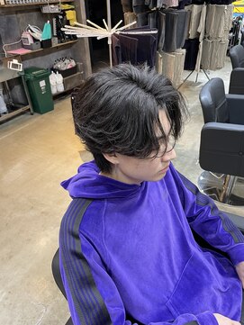 カーニー 上野(kearny) フェザーパーマ/センターパート/ニュアンスパーマ