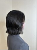切りっぱなしボブ
