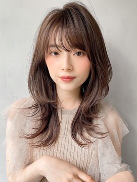 リヤン 表参道(lyann) ★フェミニンロングくびれヘアセミディサイドバング#342f0203