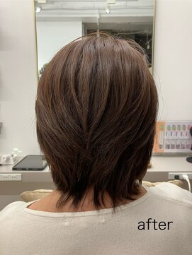 アルビス(arbis) 白髪ぼかし/ショート/ショートカット/ショートボブ/縮毛矯正