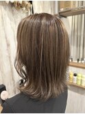 白髪ぼかしハイライト