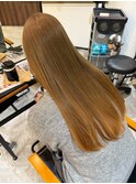 艶髪/イエローベージュ/ストレートロング