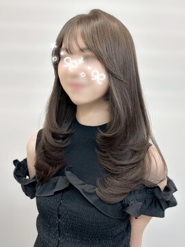 フォンズ(FONS) お客様SNAP*大人可愛い韓国レイヤーカット/内巻きワンカール