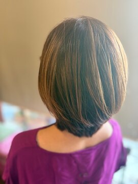 クロス(CROSS) ひし形/大人可愛い/立体カラー/40代50代60代/ミセスヘア