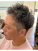 メンズパーマスタイル