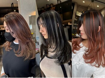 ハク(haku)の写真/一流メーカー講師&県内最多デザインカラー実績サロン/ダメージレスにこだわったハイトーンカラーに定評あり