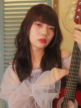 ベレッタ 楠葉店(veretta.) 甘めバング/くびれロング/チョコブラウン/ヨシンモリ/韓国