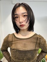 ホネン(honen)&nbsp;honen【薬院】レイヤーボブ×モーヴピンクデザインカラー