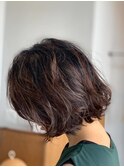 ゆるっと外はねボブ
