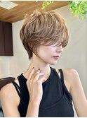 ＜30.40.50代＞大人似合わせショートx透明感カラー