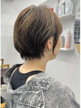 ジュベ 別府店(juve.) 別府ショートボブ顔まわりレイヤーカット髪質改善カラー