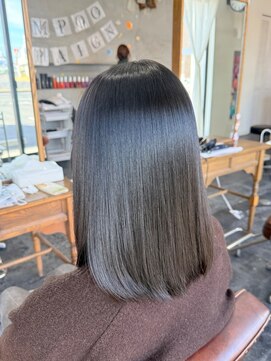 セットアップ 倉敷中庄店(SET-UP) 小顔×透明感カラー×暗髪