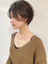 ヘアーメイクパウダー 天王寺寺田町店(Hair make powder) 大人可愛い20代30代40代小顔前下がりハンサムショート