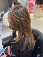 ソーホーニューヨーク 米子西店(SOHO new york)&nbsp;ナチュラルスタイル　レイヤー＆ハイライト