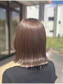 イルミナカラーでつくる透明感たっぷりのブラウンカラー♪