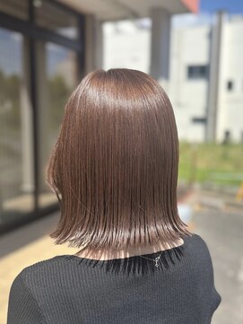 エルベ 千波店(elve) イルミナカラーでつくる透明感たっぷりのブラウンカラー♪