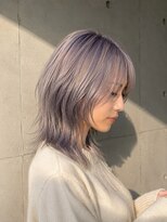 アームスヘアー 狭山ヶ丘店(arm's hair)&nbsp;【狭山ヶ丘・所沢・武蔵藤沢】ホワイトシルバー×ダブルカラー