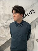 メンズナチュラルパーマスタイル