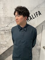 カリファ 田町(KHALIFA)&nbsp;メンズナチュラルパーマスタイル