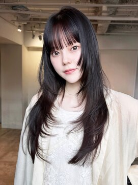 アイティー バイ アルバム 中野店(IT by ALBUM) 顔まわりロングレイヤー_F21910