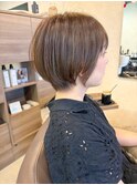 丸みショート/ショート/ショートボブ/ハンサムショート