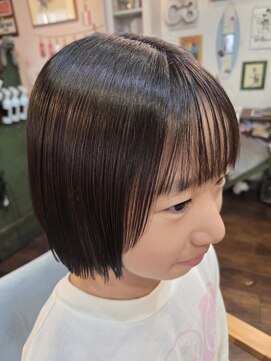 ccc カリフォルニアヘアー(ccc-california hair) キッズカット（ショートシャギーボブ）