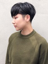 カンゴール サロン トウキョウ セントラル 原宿(KANGOL SALON TOKYO CENTRAL)&nbsp;【KANGOL】センターパート パーマ 韓国 ウルフ マッシュ カラー
