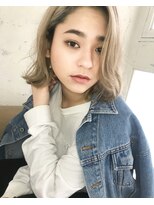 ケアシンサイバシ(CARE shinsaibashi)&nbsp;【ミルクティーグレ―ジュ×レイヤードボブ】