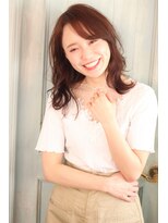 ソア 武蔵小杉(SOAR) 毛先パーマネオウルフ小顔外ハネボブアッシュブラウン