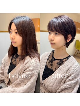 ビューイースト 亀戸 錦糸町(VIEW EAST) バッサリショート/耳掛けOK/20代30代40代