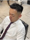 サイドグラデーションフェードビジネスバーバースタイルr