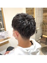 センスヘア(SENSE Hair) ナチュラルパーマで作る刈り上げショートマッシュ☆