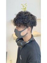 オーバルバイアピッシュ(OVARL by apish) 波巻きパーマ/ツーブロック耳だしショート/マッシュショート