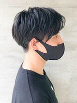 メンズユニットピーエムフォー(メンズUNIT PM4)&nbsp;王道メンズショート☆外ハネ無造作ブラック10代20代30代