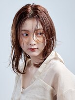 ユニックス ノクティプラザ溝口店(UNIX)&nbsp;ナチュラルロングウルフレイヤーアプリコットオレンジ #UNIX溝口