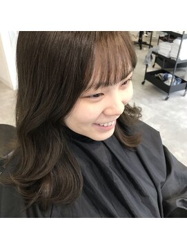 ラフ 難波店(LAFF) #黒髪#ボブルフ#ネビージュ#小顔#ワンレン