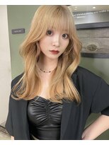 リリー(Lilley) (lilley内堀)韓国ヘア×ブロンドヘア×ブリーチカラー
