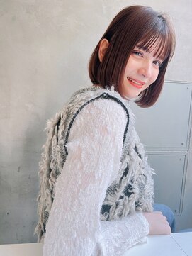 エイミー(Aimee) Aimee 町田　ダークブラウン×ニュアンスボブ