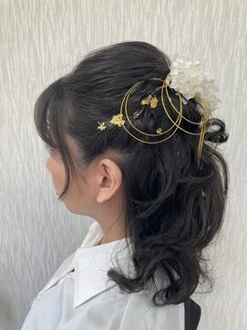 ユーユー(YouYou) ツイストハーフアップ