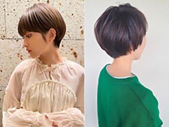 トップヘアスパアンドリゾート 鳴海(TOP HAIR spa&resort)の写真/【乾かすだけでキマるカット】洗練された大人可愛いショート・ボブ◎骨格に合わせたカットや顔周りカットも