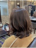 ミディアムヘアをパーマでワンランク可愛くイメチェン!【貴也】