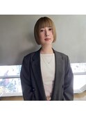 ぱつっとボブ