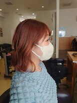 シャンプーボーイ 佐世保駅前店(SHAMPOO BOY)&nbsp;オレンジベージュ　佐世保美容室　シャンプーボーイ佐世保駅前店