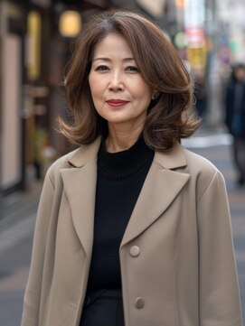 アルトリスト(Altruist Aging×HAIR&SPA) ◎オリーブグレーココアベージュ小顔クラゲヘアー/黒髪/髪質改善