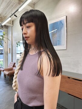 ニール シトロン 名古屋 伏見 丸の内(NEELU citron) 【Neelu_misa】顔まわりカットとぱつっとロング