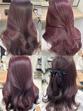 エヌアイ オモテサンドウ(ni omotesando) ☆ブリーチなしダブルカラーで作るラベンダーピンク☆