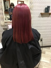 ヘア デザイン クランプ フロント(Hair Design CLAMP front) ダブルカラー☆ピンク