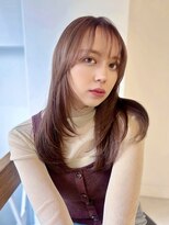 アモレット 天文館店(amoretto)&nbsp;【amoretto_ yu-ka.】顔周りレイヤー/ピンクブラウン