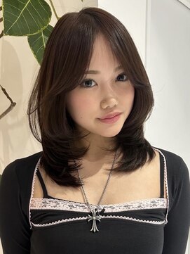 ヨロ 小岩(YOLO) ハイライトレイヤーカットダブルカラーイルミナカラー縮毛矯正